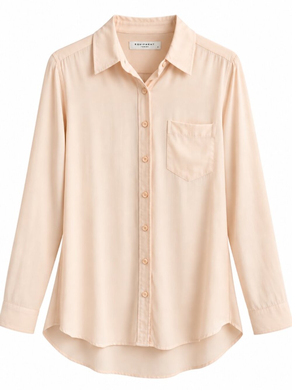 EQUIPMENT Blush Pink Silk Shirt Small